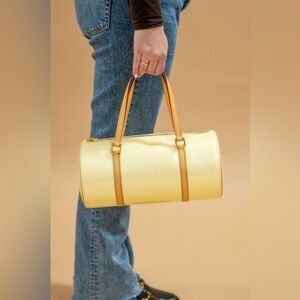 LV Bedford Handbag in light yellow
